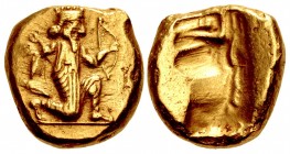 PERSIA, Achaemenid Empire. temp. Artaxerxes I to Xerxes II. Circa 455-420 BC. AV Daric (15mm, 8.33 g). Lydo-Milesian standard. Sardes mint.