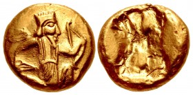 PERSIA, Achaemenid Empire. temp. Xerxes II to Artaxerxes II. Circa 420-375 BC. AV Daric (15mm, 8.30 g). Lydo-Milesian standard. Sardes mint.