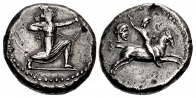 PERSIA, Achaemenid Empire. temp. Artaxerxes III. Circa 350-340 BC. AR Tetradrachm (24mm, 15.07 g, 12h). Chian standard. Uncertain mint in Caria.