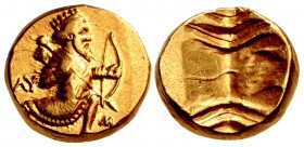 PERSIA, Alexandrine Empire. temp. Stamenes – Seleukos. Satraps of Babylon, circa 328/3-311 BC. AV Double Daric (18.5mm, 16.65 g). Babylon mint.