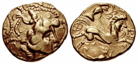 GAUL, Northwest. Andecavi. 2nd century BC. AV Stater (20mm, 7.42 g, 3h).