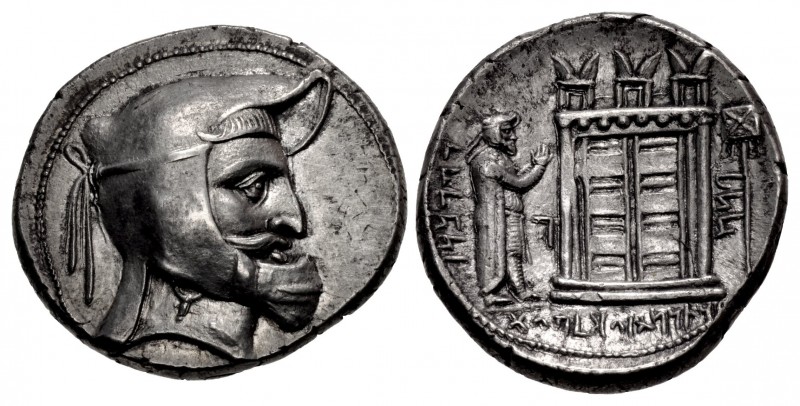 KINGS of PERSIS. Vahbarz (Oborzos). 3rd century BC. AR Tetradrachm (28mm, 15.98 ...