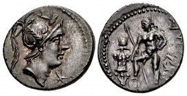 C. Malleolus. 96 BC. AR Denarius (18.5mm, 3.91 g, 3h). Rome mint.