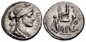 Faustus Cornelius Sulla. 56 BC. AR Denarius (18.5mm, 4.06 g, 7h). Rome mint.