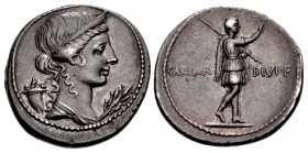 The Triumvirs. Octavian. Autumn 32-summer 31 BC. AR Denarius (19mm, 3.73 g, 2h). Uncertain Italian mint, possibly Rome.