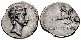 Augustus. 27 BC-AD 14. AR Denarius (18.5mm, 3.79 g, 7h). Uncertain Spanish mint (Colonia Patricia?). Struck 17-16 BC.