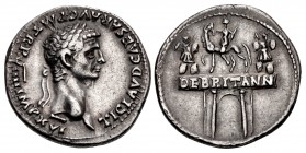 Claudius. AD 41-54. AR Denarius (19mm, 3.75 g, 6h). Lugdunum (Lyon) mint. Struck AD 49-50.