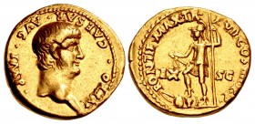 Nero. AD 54-68. AV Aureus (19mm, 7.74 g, 7h). Rome mint. Struck AD 60-61.