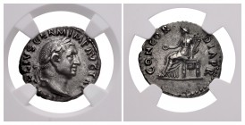 Vitellius. AD 69. AR Denarius (19mm, 3.46 g, 6h). Rome mint. Struck circa late April-20 December.