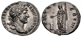 Hadrian. AD 117-138. AR Denarius (18.5mm, 3.52 g, 6h). Rome mint. Group 3, AD late 121-123.