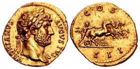 Hadrian. AD 117-138. AV Aureus (19.5mm, 7.31 g, 6h). Rome mint. Group 4, circa AD 124-125.