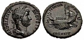 Hadrian. AD 117-138. Æ As (26mm, 9.98 g, 6h). Rome mint. Group 8, circa AD 129-130.