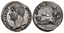 Hadrian. AD 117-138. AR Denarius (17mm, 3.44 g, 6h). “Travel series” issue. Rome mint. Group 10, circa AD 130-133.