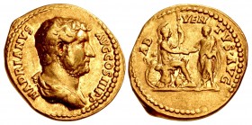 Hadrian. AD 117-138. AV Aureus (20mm, 7.15 g, 7h). Rome mint. Group 11, AD 133-circa 135.