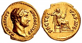 Hadrian. AD 117-138. AV Aureus (18mm, 7.23 g, 6h). Rome mint. Group 13, AD 137- July AD 138.