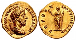 Marcus Aurelius. AD 161-180. AV Aureus (20mm, 7.22 g, 6h). Rome mint. Struck AD 176.