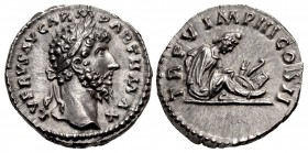 Lucius Verus. AD 161-169. AR Denarius (17.5mm, 3.40 g, 6h). Rome mint. Struck AD 165.