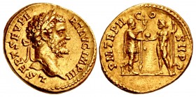 Septimius Severus. AD 193-211. AV Aureus (19.5mm, 7.25 g, 6h). Rome mint. Struck AD 194.