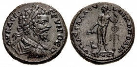 Septimius Severus. AD 193-211. Æ (26mm, 12.19 g, 6h). Nicopolis ad Istrum (Moesia) mint; Aurelius Gallus, legatus consularis. Struck AD 201-203.