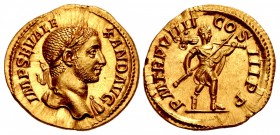 Severus Alexander. AD 222-235. AV Aureus (20mm, 5.93 g, 7h). Rome mint. 11th emission, AD 230.