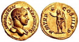 Severus Alexander. AD 222-235. AV Aureus (19.5mm, 5.82 g, 6h). Rome mint. 13th emission, AD 231.
