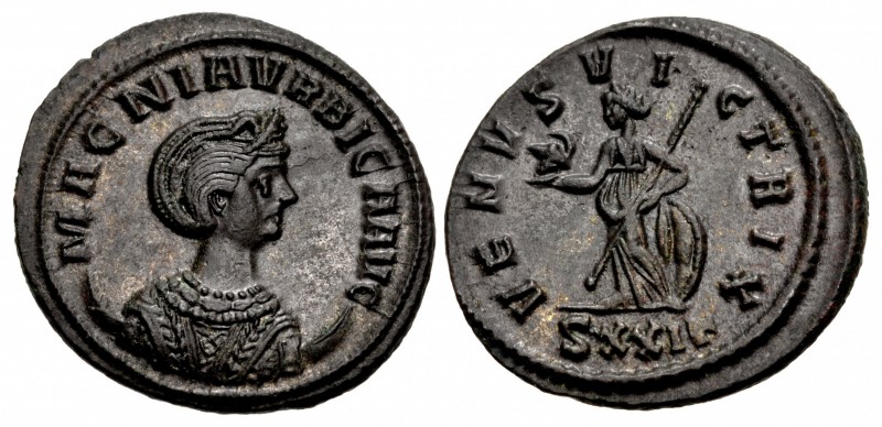 Magnia Urbica. Augusta, AD 283-285. Antoninianus (22mm, 3.98 g, 12h). Ticinum mi...