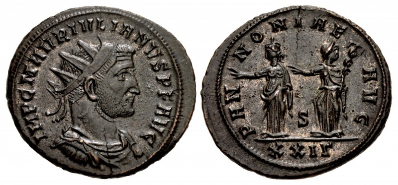 Julian of Pannonia. Usurper, AD 284-285. Antoninianus (22.5mm, 4.26 g, 6h). Sisc...