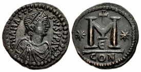 Anastasius I. 491-518. Æ Follis (32mm, 18.30 g, 6h). Constantinople mint; 5th officina. Struck 498-518.
