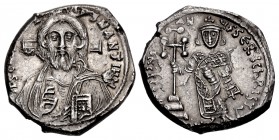 Justinian II. First reign, 685-695. AR Hexagram (20mm, 6.55 g, 7h). Constantinople mint. Struck 692-695.