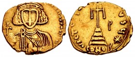 Anastasius II Artemius. 713-715. AV Solidus (20mm, 3.88 g, 7h). Syracuse mint.