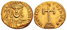Nicephorus I. 802-811. AV Solidus (19mm, 4.37 g, 6h). Constantinople mint. Struck 802-803.