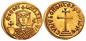 Theophilus. 829-842. AV Solidus (21mm, 4.49 g, 6h). Constantinople mint. Struck 829-830.