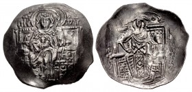 Theodore II Ducas-Lascaris. Emperor of Nicaea, 1254-1258. AR Trachy (26mm, 2.68 g, 6h). Magnesia mint.