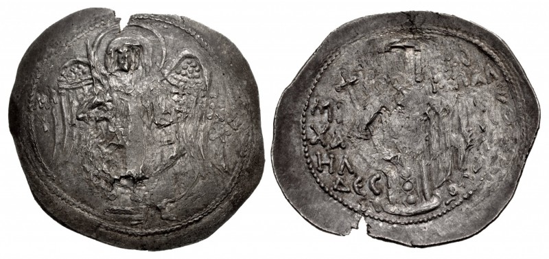 Michael VIII Palaeologus. 1261-1282. AR Trachy (23.5mm, 2.66 g, 12h). Constantin...