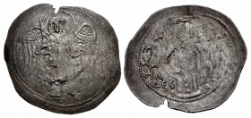 Michael VIII Palaeologus. 1261-1282. AR Trachy (23.5mm, 2.66 g, 12h). Constantinople mint.