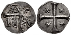 John V Palaeologus. 1341-1391. BI Tornese (15.5mm, 0.67 g). Politikon coinage Class XIII. Constantinople mint. Struck 1340s-1350s.