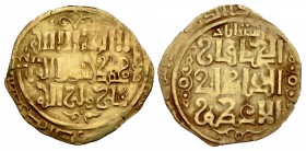 EARLY ISLAMIC, Mongols. Great Khans. temp. Ögedei. AH 624-639 / AD 1227-1241. AV Dinar (24.5mm, 2.54 g, 9h). Without name of ‘Abbasid caliph. Astaraba...
