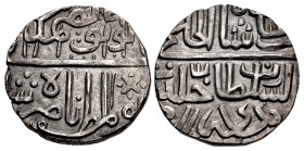 INDIA, Islamic Sultanates. Malwa. Nasir Shah. AH 906-916 / AD 1500-1510. AR Tanka (25mm, 10.92 g, 3h). Special issue. Dated AH 911 (AD 1505/6).