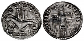 DENMARK. Svend II Estridsen. 1047-1075. AR Penny (18mm, 0.93 g, 8h). Agnus Dei type. Lund mint.