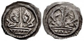 DENMARK. temp. Svend III Grathe, Knud V, and Valdemar I den Store (the Great). 1146-1157. AR Bracteate (16mm, 0.28 g, 12h). Civil War issue. Mint in N...