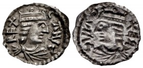DENMARK. Knud V. 1146-1157. AR Bracteate (15mm, 0.18 g, 12h). Mint in Nørrejylland (Northern Jutland).