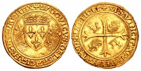 FRANCE, Royal. Louis XII le Père du Peuple (the Father of His People). 1498-1515. AV Écu d’or aux porcs-épics (27mm, 3.42 g, 6h). Poitiers mint. Autho...