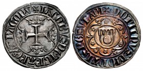 FRANCE, Provincial. Montpellier. Jacques I d’Aragon. 1213-1276. AR Gros (25mm, 3.79 g, 3h).