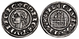 FRANCE, Provincial. Provence (comté). temp. Bérenger V–Charles I d’Anjou. 1209-1266. AR Gros marseillais – 6 Coronats (20mm, 1.69 g, 4h). Marseilles m...