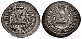 GERMANY, Erfurt (Königliche Münszstätte). Konrad III. 1138-1152. AR Bracteate (37mm, 0.92 g).