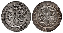 GERMANY, Halberstadt (Bistum). Ulrich I von Reinstein. 1149-1160. AR Bracteate (31mm, 0.90 g).