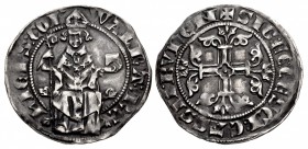 GERMANY, Köln (Erzbistum). Walram von Jülich. 1332-1349. AR Groschen (26.5mm, 2.46 g, 12h). Bonn mint.
