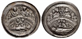 GERMANY, Merseburg (Bistum). Johannes. 1151-1170. AR Bracteate (35mm, 0.99 g).