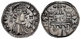 ITALY, Bergamo. 1236-early 14th century. AR Grosso da quattro denarii (19mm, 1.38 g, 12h). In the name of the Holy Roman Emperor Frederick II (1220-12...