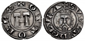 ITALY, Lucca. Commune. 1160-1369. AR Grosso (20mm, 1.72 g, 6h). In the name of the Holy Roman emperor Otto IV as King of Italy, 1208-1212. Struck circ...